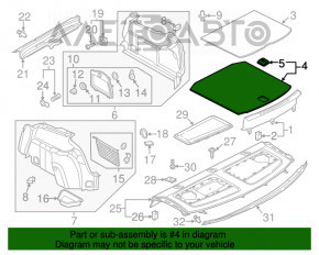 Capacitatea portbagajului Audi A3 8V 15-20 4d, 5d, awd este rigida.