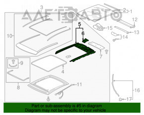 Mecanismul de deschidere a portbagajului pentru Audi A3 8V 15-20