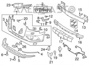 Amplificatorul de bara fata Audi A3 8V 15-20 nou original