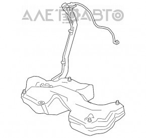 Топливный бак Audi A4 B9 17-19 2.0T