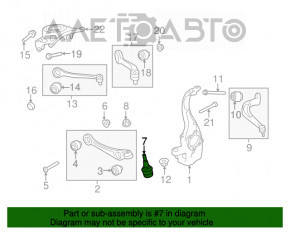 Шаровая опора левая Audi A4 B9 17-