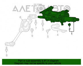 Coloană de direcție Audi A4 B9 17-