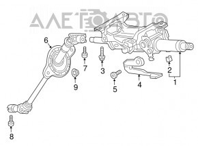 Coloană de direcție Audi A4 B9 17-