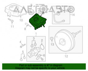 Rezervorul de combustibil pentru Audi A4 B9 17-