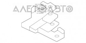 Suport de fixare a grilei radiatorului stânga Audi A4 B9 17-