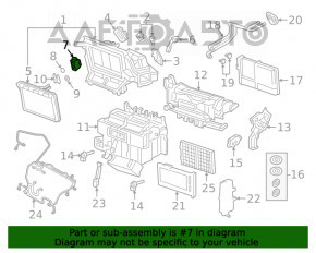 Ventilatorul de încălzire a aerului condiționat Audi Q5 80A 18-