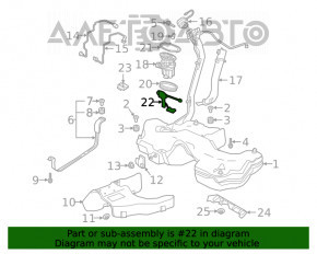 Senzorul de nivel al combustibilului Audi A4 B9 17-19 2.0T