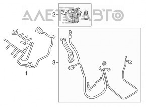 Distribuitorul de curent al bateriei Audi A4 B9 17-