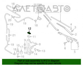 Capacul rezervorului de spălare a parbrizului Audi A4 B9 17-