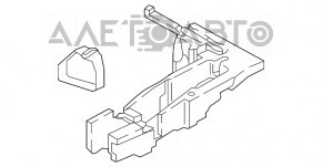 Spumă de polistiren sub instrumentul Audi A4 B9 17-