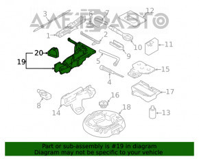 Spumă de polistiren sub instrumentul Audi A4 B9 17-