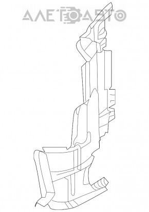 Grila radiatorului dreapta Audi A4 B9 17- 2.0T nouă, de mărime mare, originală OEM