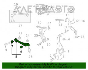 Рычаг нижний передний правый передний Audi A5 F5 17-