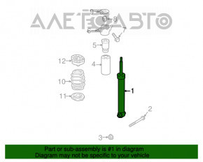 Amortizor spate dreapta Audi A4 B9 17- nou OEM original