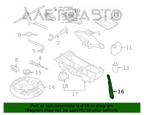 Cheie cu clichet pentru cutia de viteze Audi A4 B9 17-