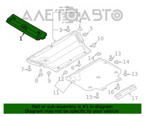 Накладка телевизора Audi A4 B9 17-19 OEM