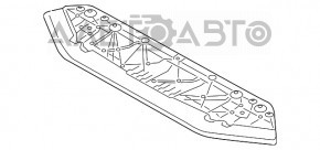 Защита переднего бампера Audi A4 B9 17-