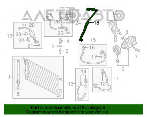 Compresorul de aer condiționat al încălzitorului Audi A4 B9 17- 2.0T, al doilea, nou, original OEM