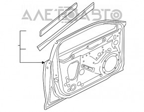 Ușă asamblată față stânga Audi A4 B9 17-19