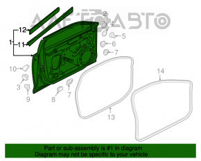 Ușă asamblată față dreapta Audi A4 B9 17-19