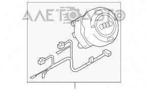 Подушка безопасности airbag в руль водительская Audi A5 F5 17-