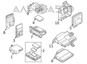 Modulul de control al caroseriei BCM Audi A4 B9 17-