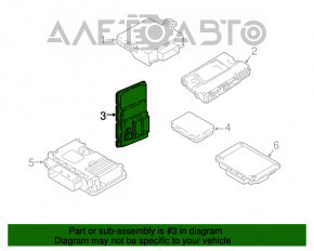 Modulul de control al caroseriei BCM Audi Q5 80A 18-