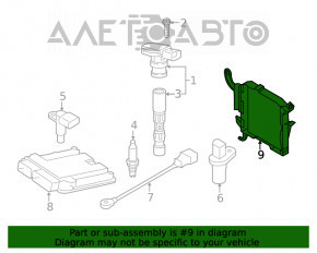 Suport ECU Audi A5 F5 17- 2.0T