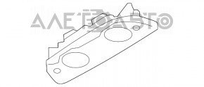 Плафон освещения задний Audi A5 F5 17- 5D черн