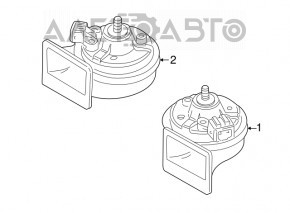 Semnal jos dreapta Audi A5 F5 17 - nou original OEM