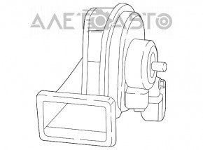 Semnalul high stânga pentru Audi A4 B9 17- cu suport nou OEM original