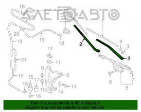 Leash spate dreapta Audi A4 B9 17-