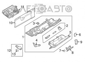 Кронштейн NAVIGATION MULTIMEDIA RADIO Audi A4 B9 17-