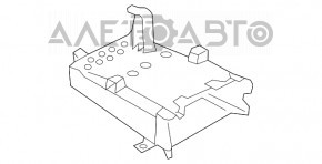 Cutie de buzunar din panoul frontal Audi A4 B9 17-