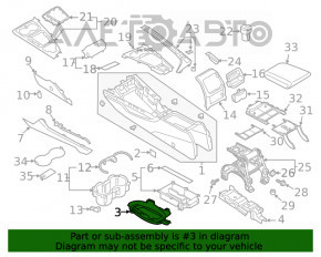 Крепление шифтера КПП Audi A5 F5 17-