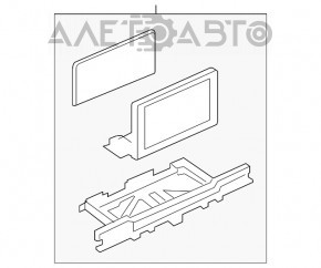 Monitor, display, navigație Audi A4 B9 17- 7"