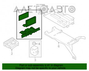 Monitor, display, navigație Audi A4 B9 17- 7" zgârieturi