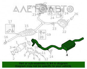 Tubul de admisie Audi A5 F5 17- 2.0T