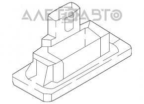 Iluminarea ușii portbagajului dreapta Audi Q5 80A 18- nou OEM original