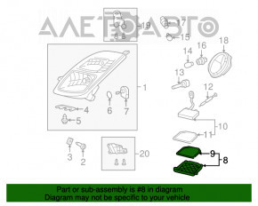 Capacul blocului de aprindere stânga Toyota Prius 20 04-09