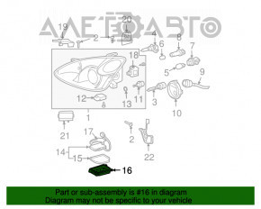 Capacul blocului de aprindere stânga Lexus RX300 RX330 RX350 RX400h 04-09