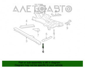 Болт крепления переднего подрамника комплект Lexus CT200h 11-17