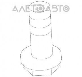 Болт развальный Toyota Sequoia 08-16 большой новый OEM оригинал