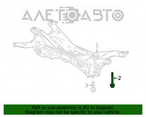 Șuruburile de fixare a suportului de spate 2 bucăți Honda Civic X FC 16-21 45mm