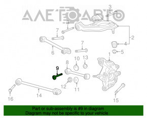 Piuliță de direcție Honda Accord 13-17 80mm