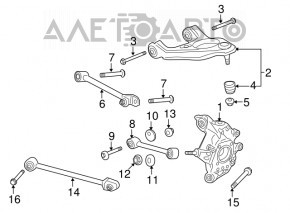 Piuliță de direcție Honda Accord 13-17 80mm