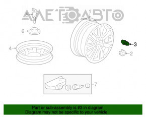 Гайка колесная d19 M14x1.5 Acura MDX 07-13 OEM