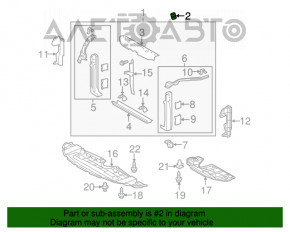 Bara de capota stanga pentru Toyota Camry v40