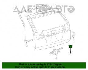 Отбойник капота первый правый Toyota Avalon 13-18