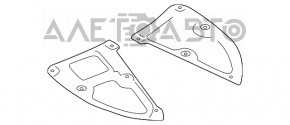 Izolația capotei dreapta pentru Subaru Forester 14-18 SJ 2.0